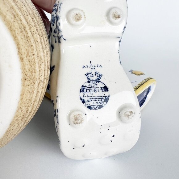 Vintage Cozy English Cottage Bundle Vase Decor Pot Planter Eclectic Floral Print - Picture 4 of 9